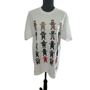 NWOT Men's Grizzly Graphic T-Shirt Size M White